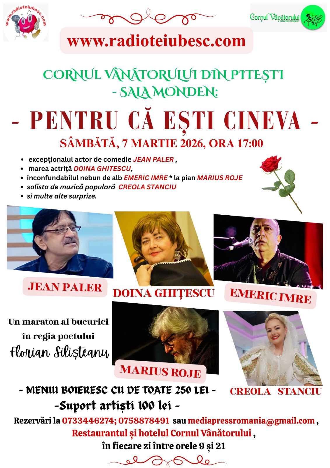 Pentru ca esti cineva Cornul Vanatorului